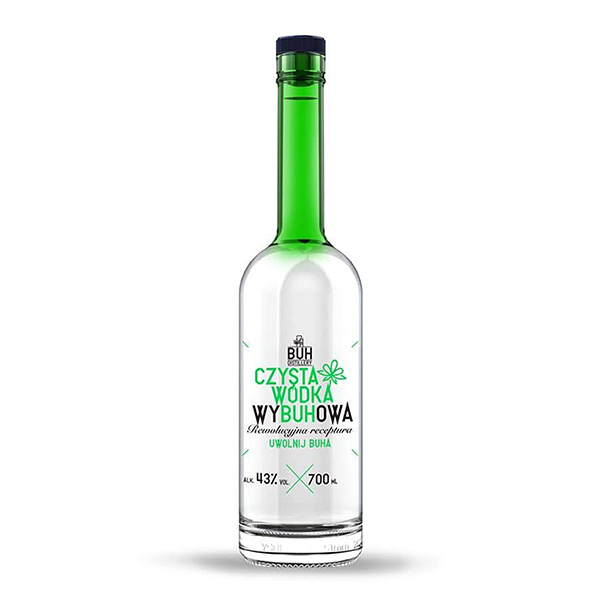 BUH Pure Explosive Vodka 43% 700ml