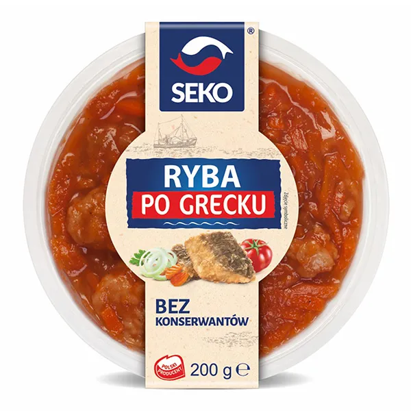 Seko Fisch nach griechischer Art - Ryba po grecku 200g