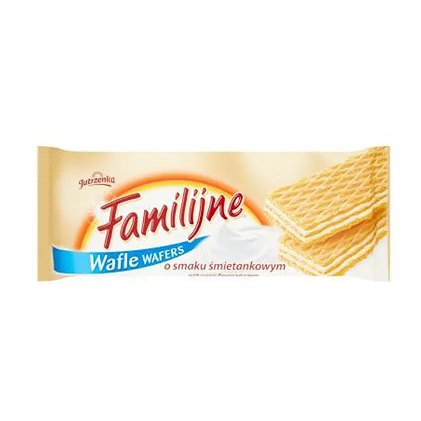 Jutrzenka Familie Waffeln mit Sahne - Wafle o smaku smietankowym 180g