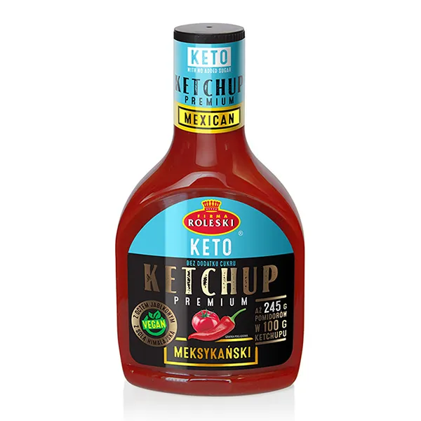 Roleski Keto-Ketchup Premium Mexikanisch - Ketchup meksykanski 425g