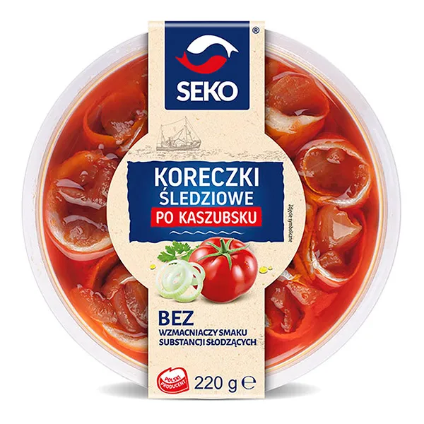 Seko Heringsröllchen nach kaschubische Art - Koreczki Sledziowe 220g