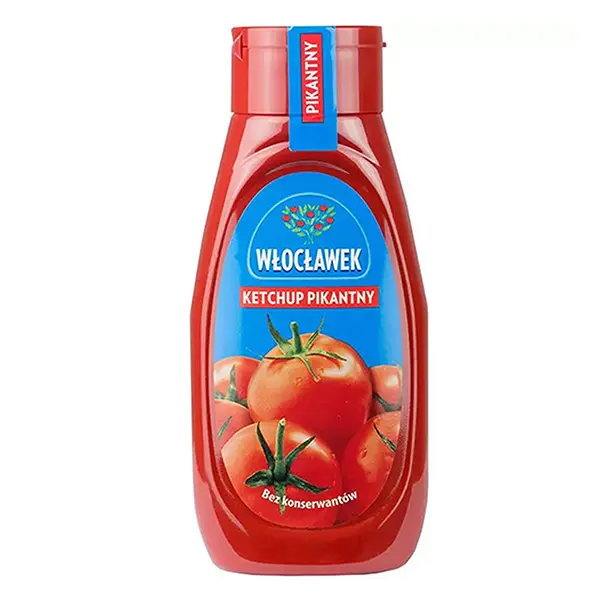 Wloclawek Ketchup Scharf - Ketchup pikantny 480g