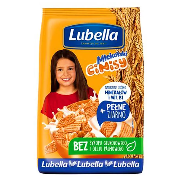 Lubella Vollkornflocken mit Zimt - Platki Pelne Ziarno 250g