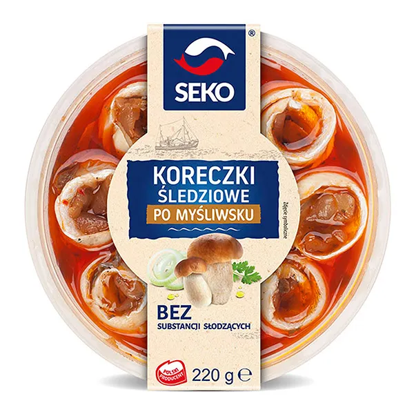 Seko Heringsröllchen nach Jägerart - Koreczki Sledziowe 220g