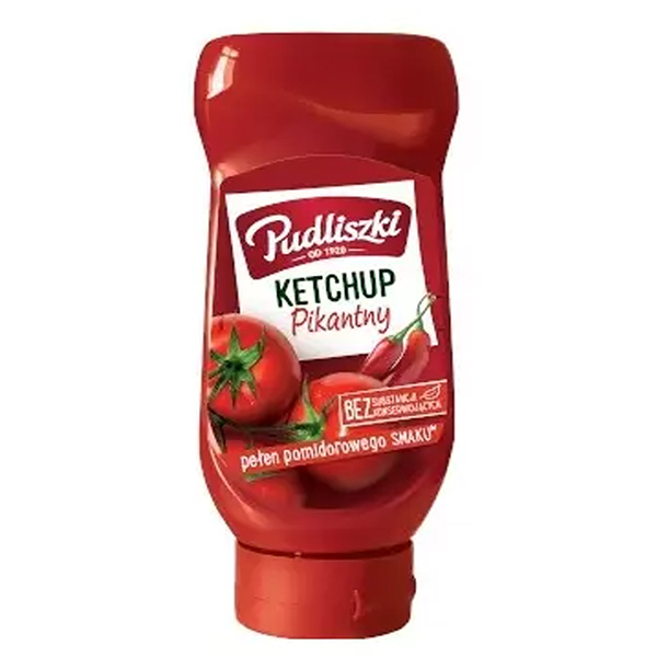 Pudliszki Ketchup Pikant - Ketchup pikantny 480g