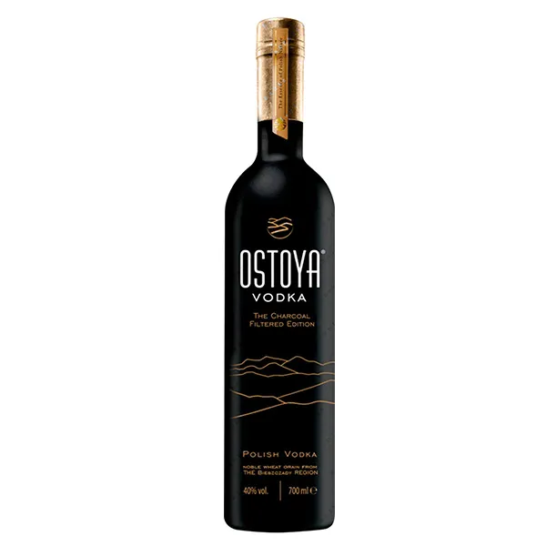 Vodka, Flasche, Holzkohle, The Charcoal Filtered Edition, 700 ml