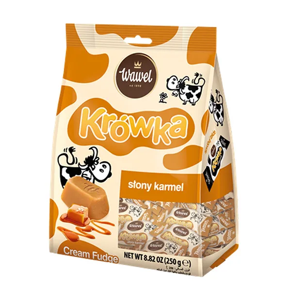 Krowka, Cream Fudge, Stony caramel, Karamell, Kauen Bonbons