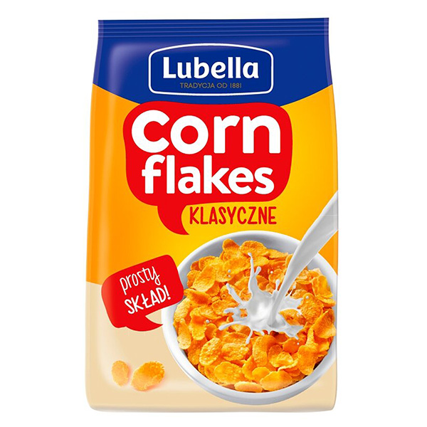 Lubella Corn Flakes - Platki Kukurydziane 250g