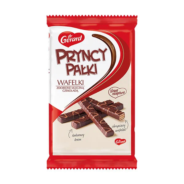 Dr. Gerard Pryncypalki Waffeln in Milchschokolade -Wafelki mleczna czekolada200g
