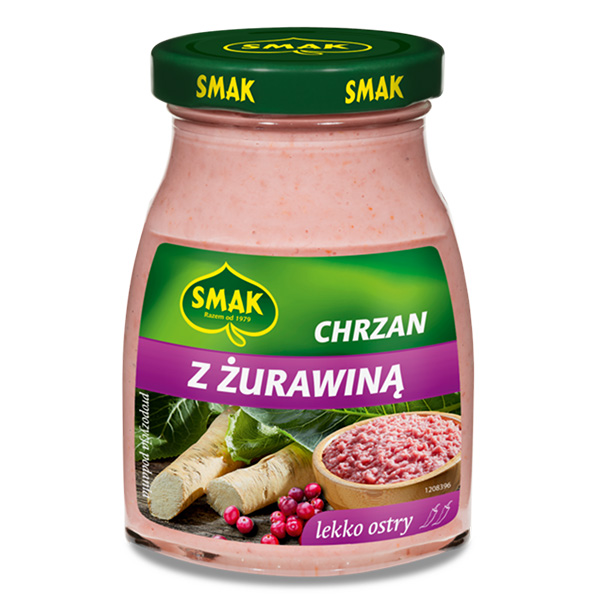 Smak Meerrettich mit Preiselbeeren - Chrzan z zurawina 175g