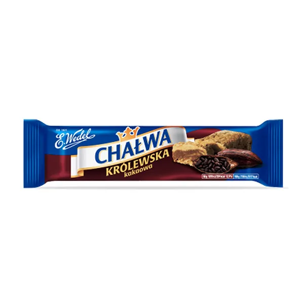 Wedel Sesam-Halva mit Kakaogeschmack - Chalwa krolewska kakaowa 50g