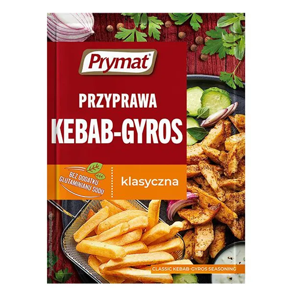 Kebab-Gyros, Gewürzpulver, Klassische Würzmischung, Beutel, Fries