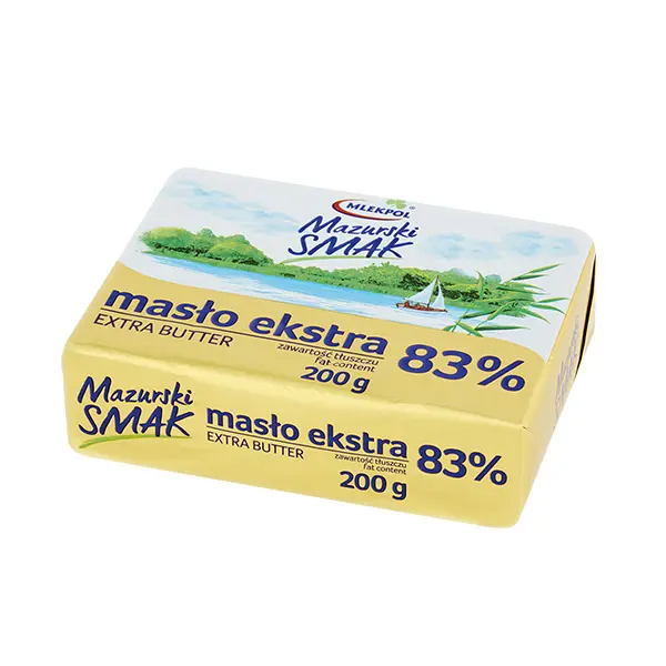 Mlekpol Extra Butter 83% Masurischer Geschmack - Maslo extra Mazurski smak 200g