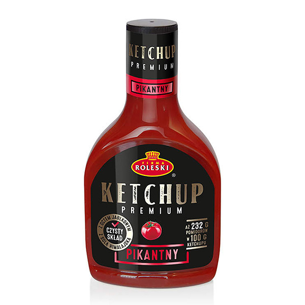 Roleski Ketchup Premium Pikant - Ketchup premium pikantny 465g