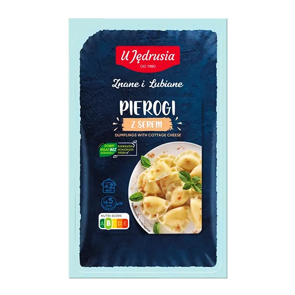 pierogi, knödel, hüttenkäse, gefrierschrank?, verpackung