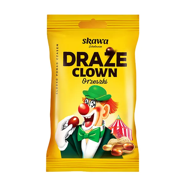 Clown, Nuss Snack, Süßigkeit, Snack, Orzeszki