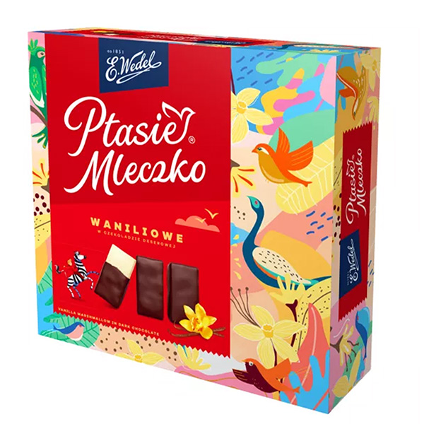 Wedel Ptasie Mleczko Vanille - waniliowe 340g