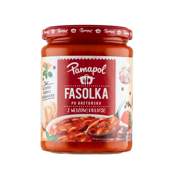 Pamapol Bretonische Bohnen mit Wurst - Fasolka po bretonsku z kielbasa 500g