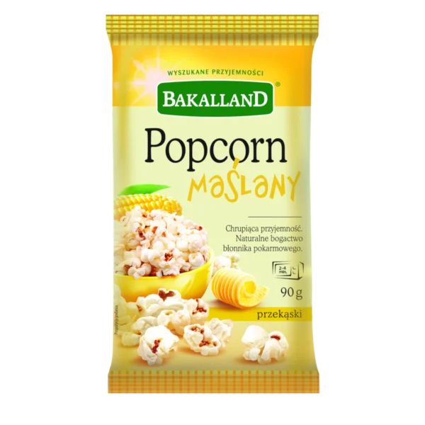 Bakalland Popcorn mit Buttergeschmack - Popcorn Maslany 90g