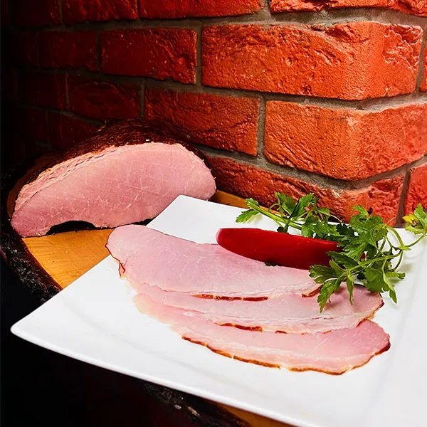 Schinken, Rohschinken, Speck, platte, Petersilie