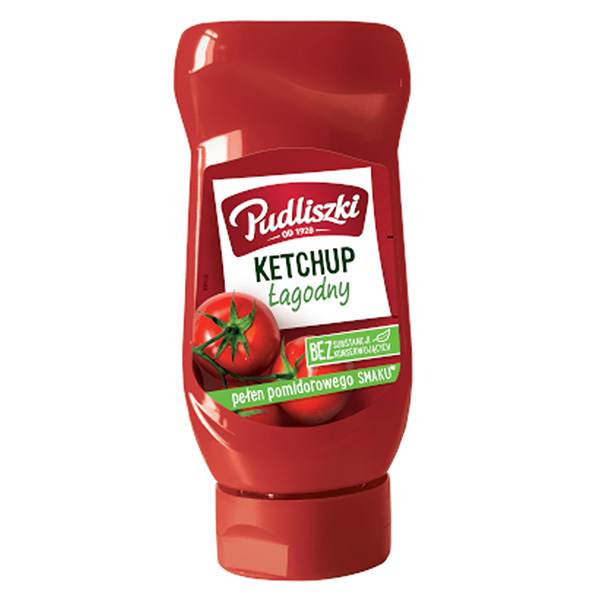 Pudliszki Ketchup Mild - Ketchup lagodny 480g