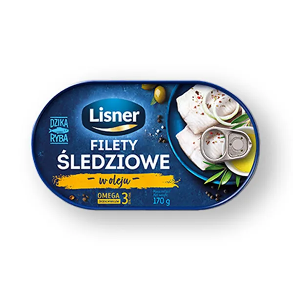 Lisner Heringsfilets in Öl - Filety sledziowe w oleju 175g