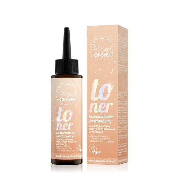 OnlyBio Hair in Balance Haartoner Pfirsich-Sahne - Toner do wlosow 100ml