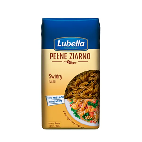 Lubella Vollkornnudeln mit Dinkel 400g