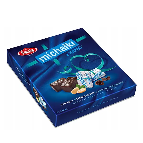 Sniezka Michalki z Hanki - Pralinen mit Erdnüssen - Cukierki z orzechami 295g