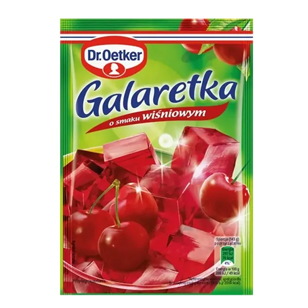 Dr. Oetker Kirsch Gelee - Galaretka Wisniowa 72g