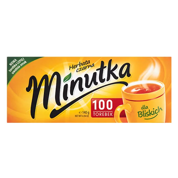 Mokate Minutka Schwarzer Tee - Herbata czarna 140g