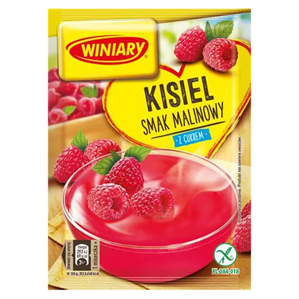 Winiary Grütze mit Himbeergeschmack 77g