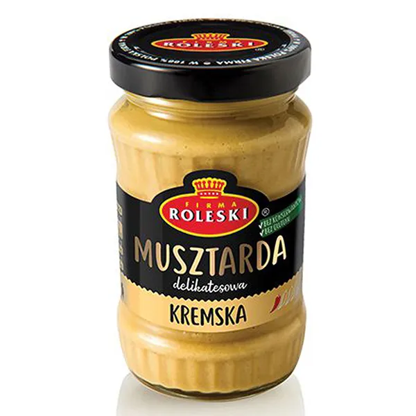 Mostarda, Musztarda, Kremowa, Glasflasche, Glasflasche
