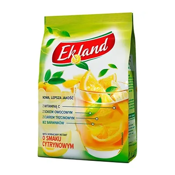 Ekland Zitronen-Teegetränk - Napoj herbaciany o smaku cytrynowym 300g