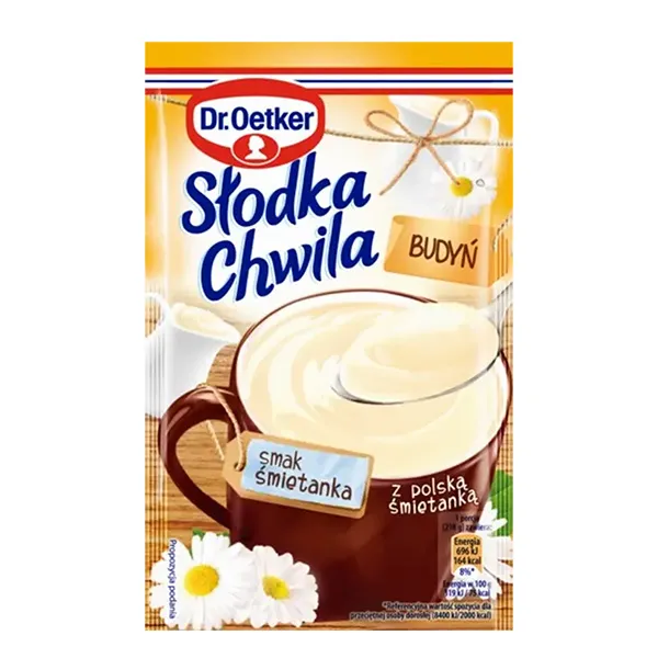 Dr. Oetker Sahne-Puddingpulver - Slodka Chwila budyn smak smietanka 43g