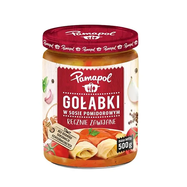 Pamapol Kohlroulade In Tomatensoße - Golabki w sosie pomidorowym 500g