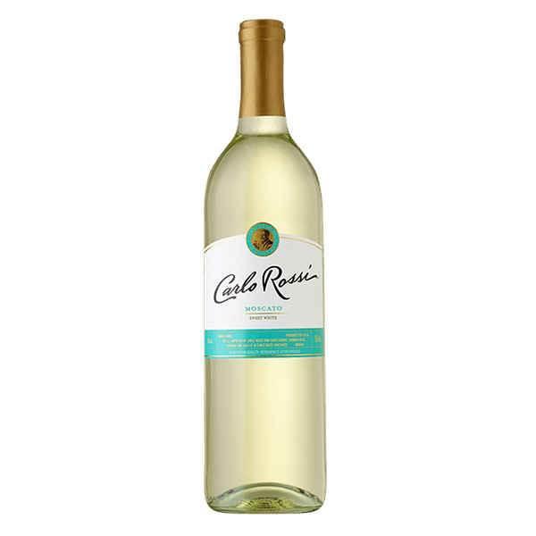 Carlo Rossi Wein Moscato Sweet White - Wino Biale Slodkie 9% 750ml
