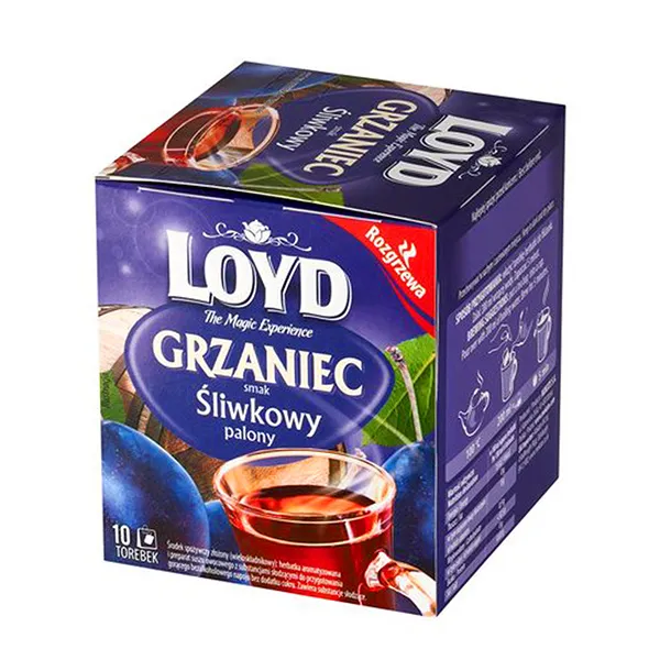 Loyd Pflaumen Glühwein-Tee - Grzaniec smak sliwkowy palony 30g