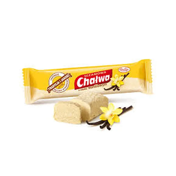 Unitop Sesam-Halva mit Vanillegeschmack - Chalwa sezamowa waniliowa 100g