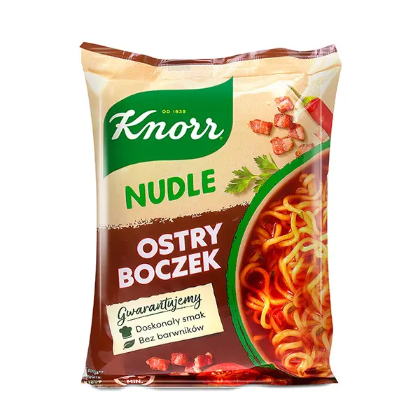 Knorr Nudle - Suppe mit scharfem Speck - Ostry boczek 63g