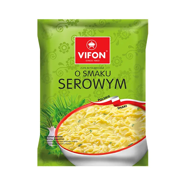 Vifon Käse Instant-Suppe - Zupa o smaku serowym 65g