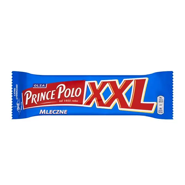 Olza Prince Polo XXL Waffel in Milchschokolade - Wafelek mleczna czekolada 45g