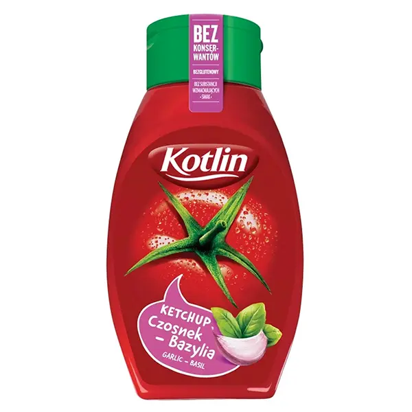 Kotlin Knoblauch-Basilikum Ketchup - Ketchup czosnek-bazylia 450g